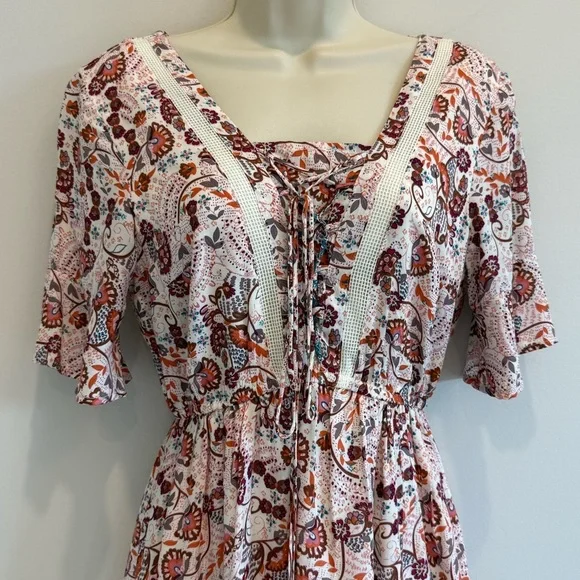 Skies are Blue Floral Print Dress - Picture 2 of 8